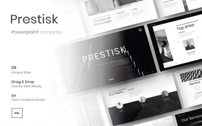Prestisk - Google-Folienvorlage für Unternehmen