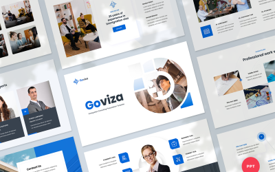 Презентация иммиграционной консультационной службы Шаблоны презентаций PowerPoint