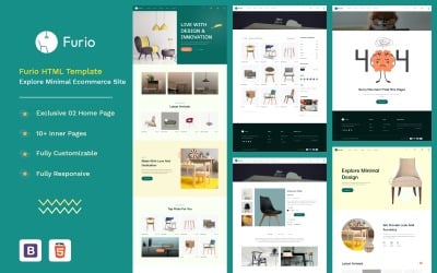 Мебельный магазин Furio HTML-шаблон