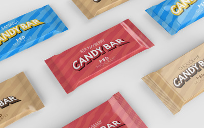 Modello di mockup di Candy Bar Vol 15