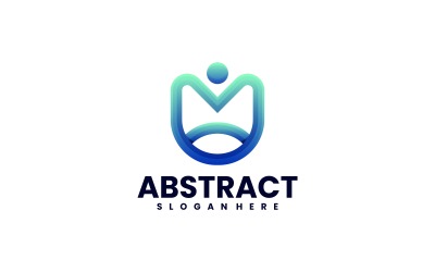 Abstracte Letter Logo-stijl