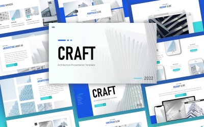 Craft - Architektur Mehrzweck-PowerPoint-Vorlage