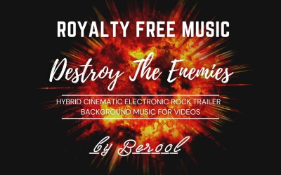 Destroy The Enemies - 混合电影电子摇滚预告片股票音乐