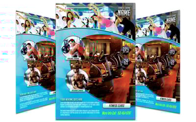 Fitness-Sport-Flyer-Vorlage 2