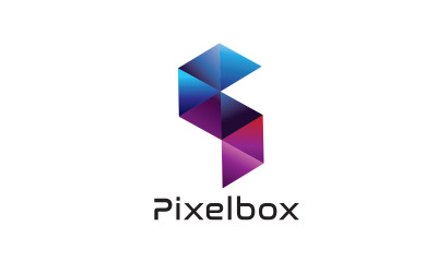 Media Pixel Box Logo modello