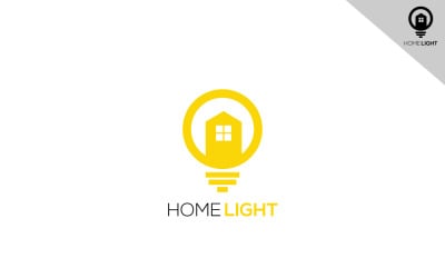 Minimal Home Light Logo Template
