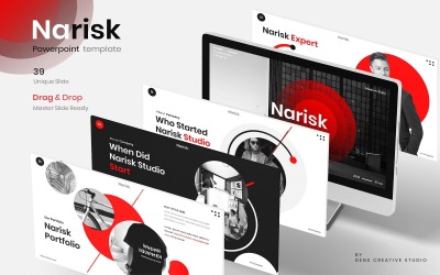 Narisk – Business PowerPoint sablon