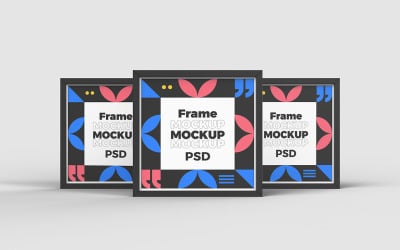 Square Frame Mockup Vol 17