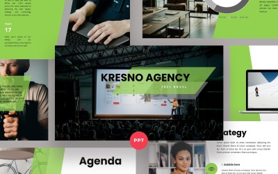 Kresno Business Шаблон PowerPoint