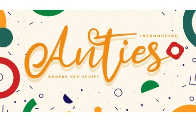 Anties Modern New Script Font
