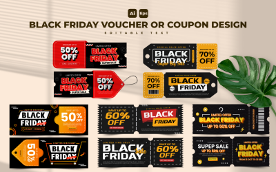 Black Friday Fiş Tasarım Şablonu V1