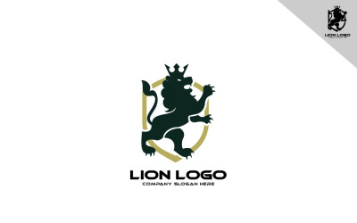 Luxe Leeuw Logo Sjabloon