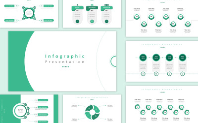 Modèle de présentation Powerpoint d&amp;#39;entreprise d&amp;#39;infographie