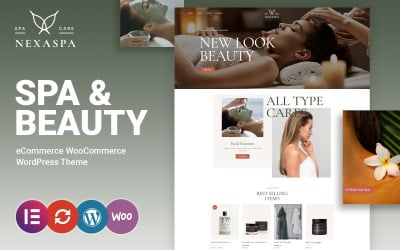 Nexaspa - спа, косметика и красота WooCommerce тема