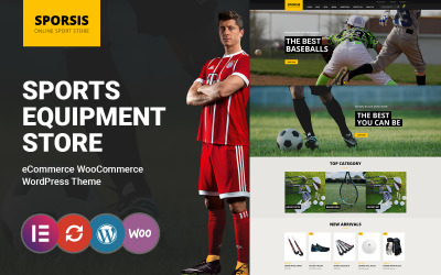 Sporsis - Тема WooCommerce для спорта и игр