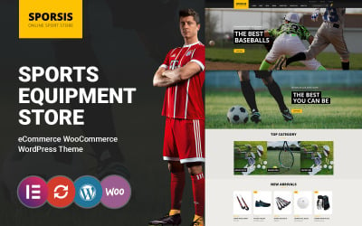 Tema loja virtual wordpress woocommerce para lojas de esportes