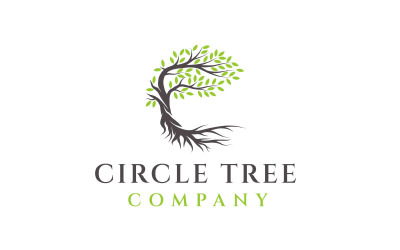 Tree And Root Logo Design Vector Template