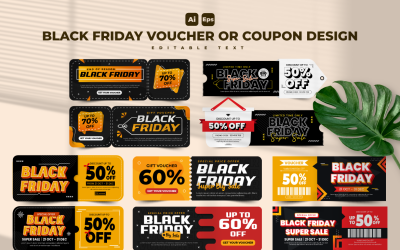 Black Friday Fiş Tasarım Şablonu V3