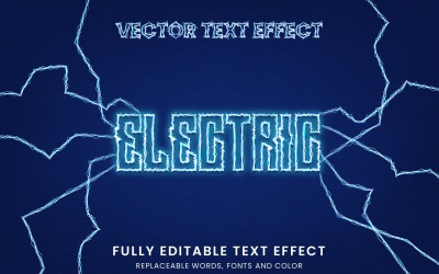 Elektrisk redigerbar texteffekt
