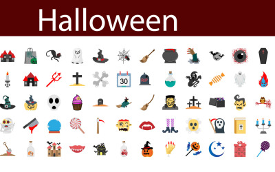 Halloween vektoros ikon illusztráció | AI | EPS | SVG