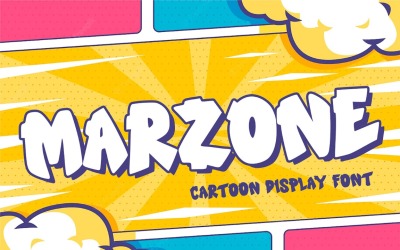 Marzone - Cartoon-Anzeige