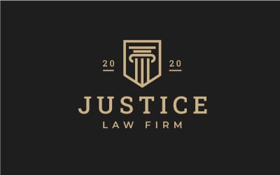 Advokatbyrålogotyp, Universal Legal, Designmall för advokatlogotyp
