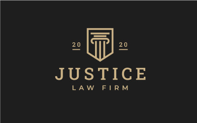 律师事务所标志，通用法律，律师标志设计模板