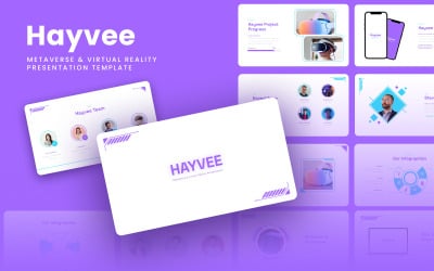 Hayvee - Modelo de Apresentações Google de Metaverso e Realidade Virtual