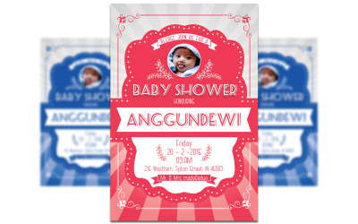 Invito Baby Shower - Modello Volantino #2