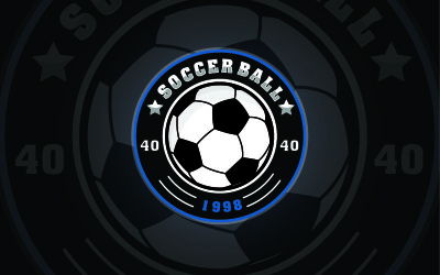 Fußball-Sport-Logo-Design