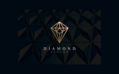 Diamond Gem Jewelry Gold Logo
