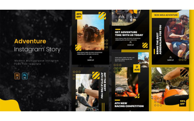 Adventure And Race Instagram Story