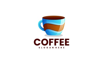 Coffee Gradient logósablon 1