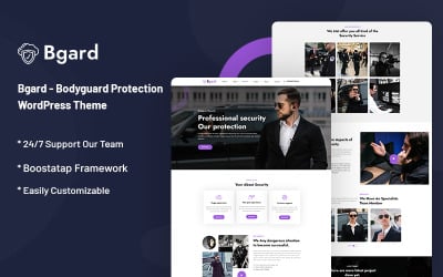 Bgard - Tema WordPress per la protezione della guardia del corpo