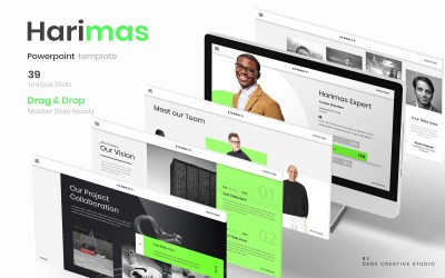 Harimas – PowerPoint-mall för företag