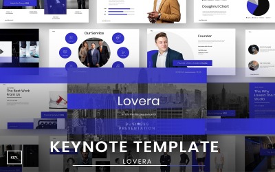 Lovera – Business Keynote sablon