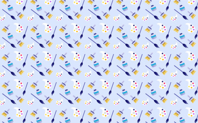 Nahtloser Künstlerhintergrund-Mustervektor