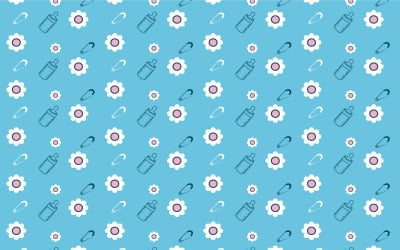 Vetor de fundo padrão infantil