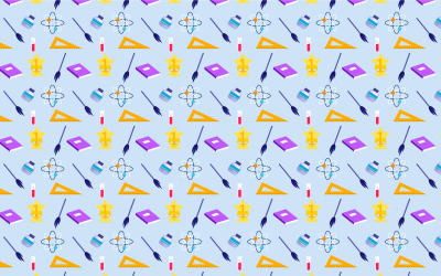 Vettore di modello di modello accademico infinito