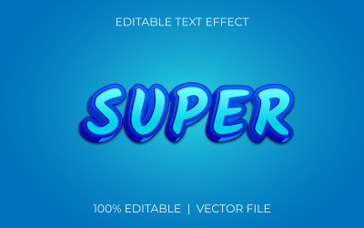 Redigerbar texteffektdesign