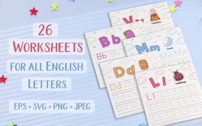 26 Worksheet For All English Letters