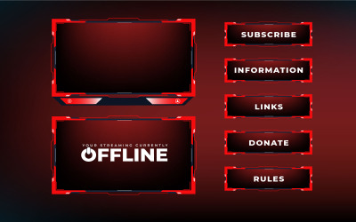 Gaming interface decoration template