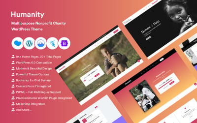 Charity &amp;amp; Nonprofit WordPress Theme