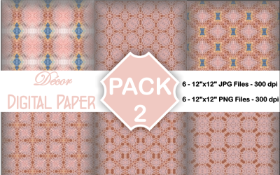 Decor Digital Papers Pack 2