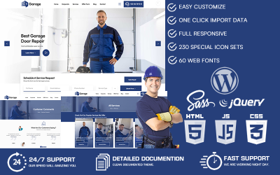 Garaj - Garaj Kapısı Hizmetleri ve Kepenk Hizmetleri WordPress Teması