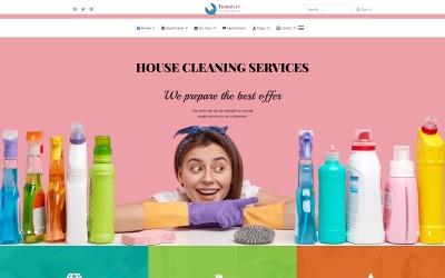 Шаблон Joomla4 службы уборки JL Temizlic