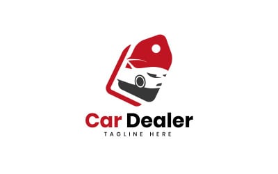 car dealer or car seller logo design template