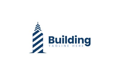 Gebäude-Logo-Design-Vorlage