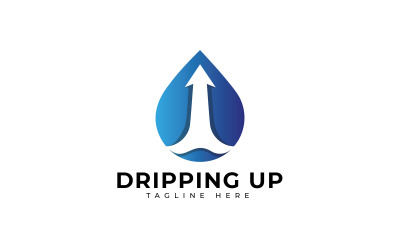 Logo-Design-Vorlage heruntertropfen