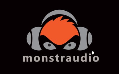 Monstraudio - ilustracyjne logo dla Twojego biznesu audio